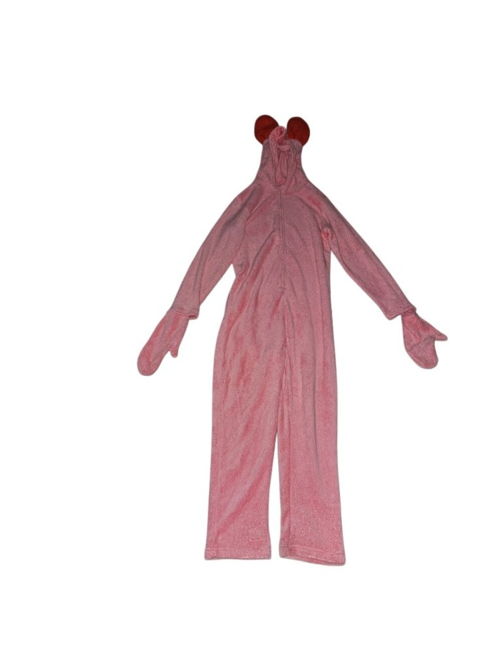 Christmas Story Pink Bunny Suit Fleece Hood Pajama Halloween Costume Adult Large